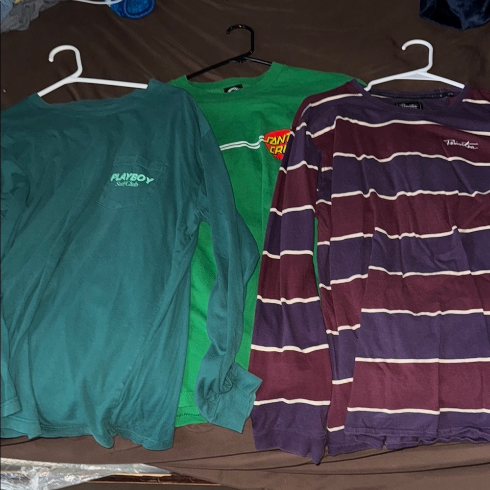 PRIMITIVE PLAYBOY SANTA CRUZ LONG SLEEVE LARGE BUNDLE